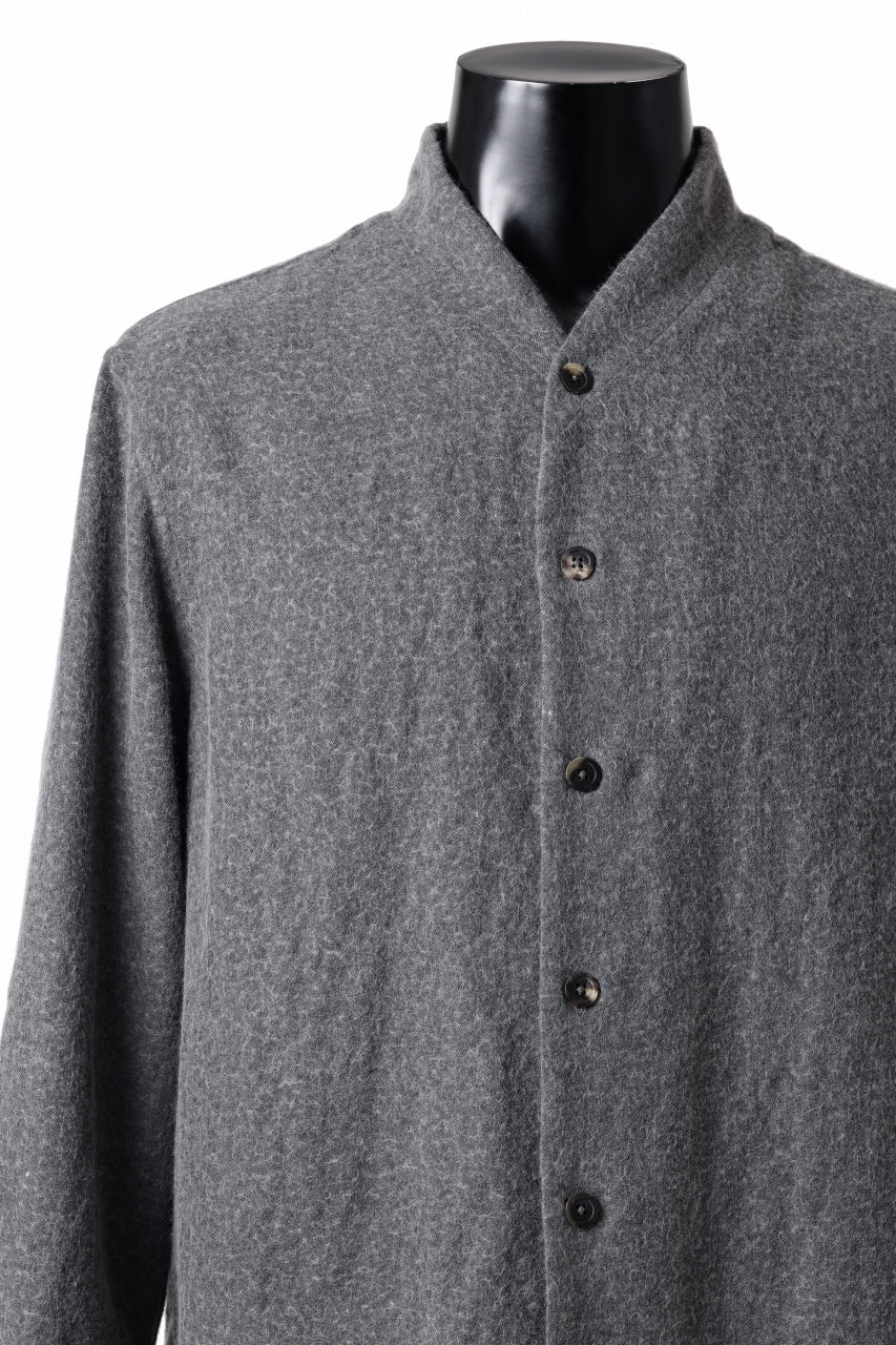 画像をギャラリービューアに読み込む, forme d'expression Delave Outer Shirt (Smoke)