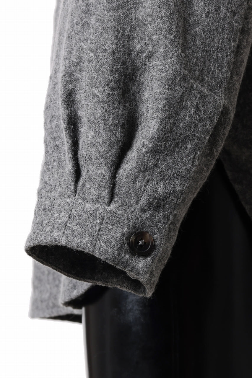 画像をギャラリービューアに読み込む, forme d'expression Delave Outer Shirt (Smoke)