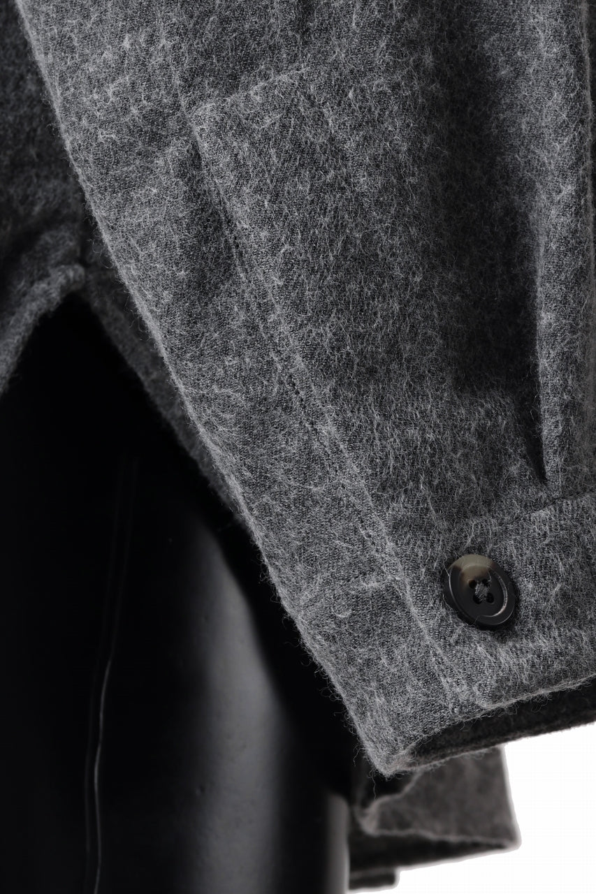 画像をギャラリービューアに読み込む, forme d'expression Delave Outer Shirt (Smoke)