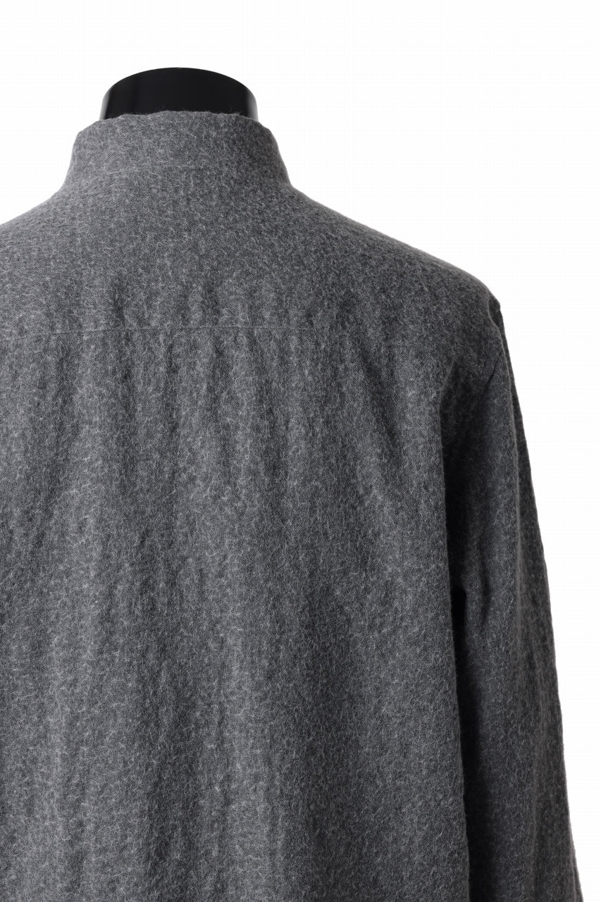 画像をギャラリービューアに読み込む, forme d'expression Delave Outer Shirt (Smoke)