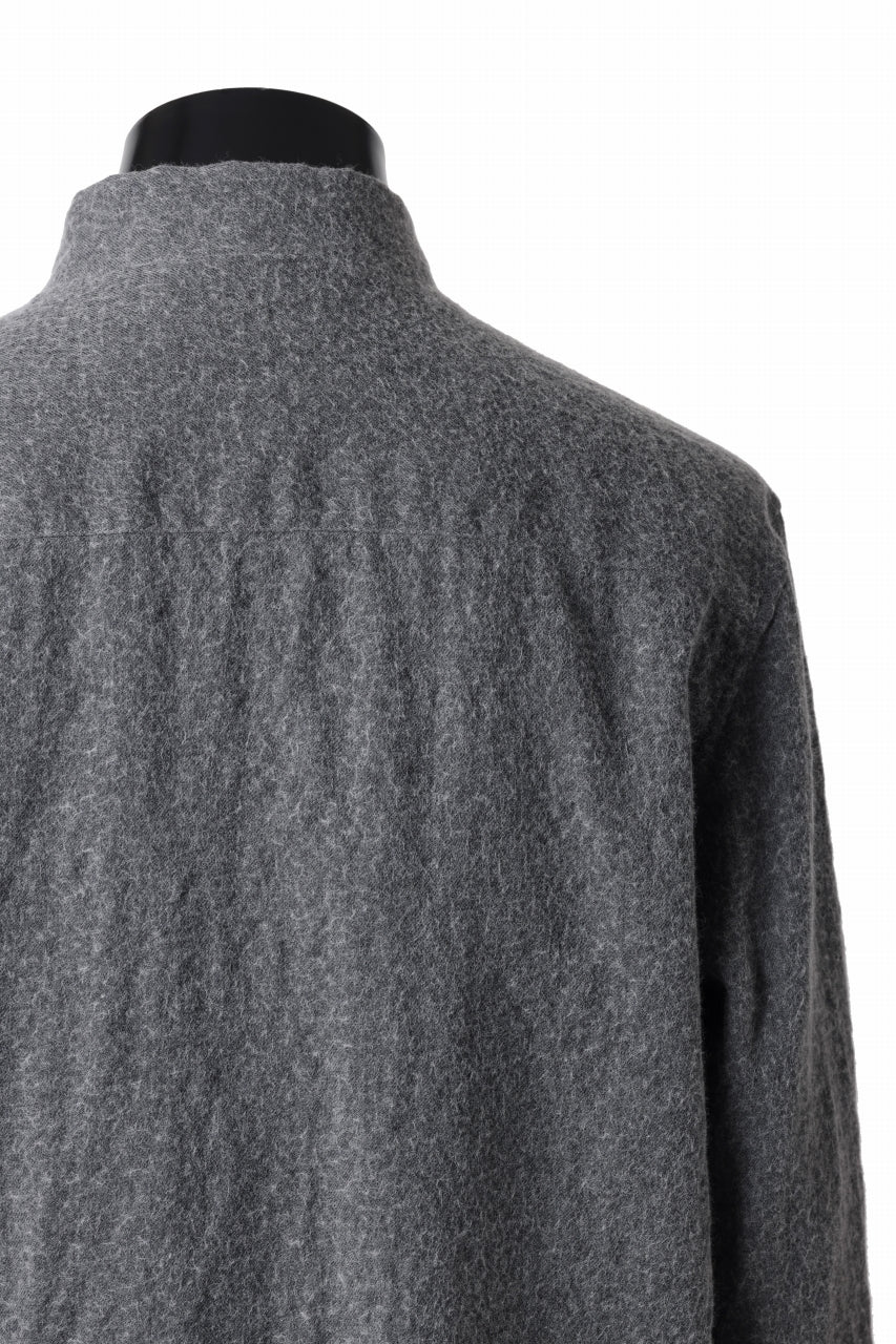画像をギャラリービューアに読み込む, forme d'expression Delave Outer Shirt (Smoke)