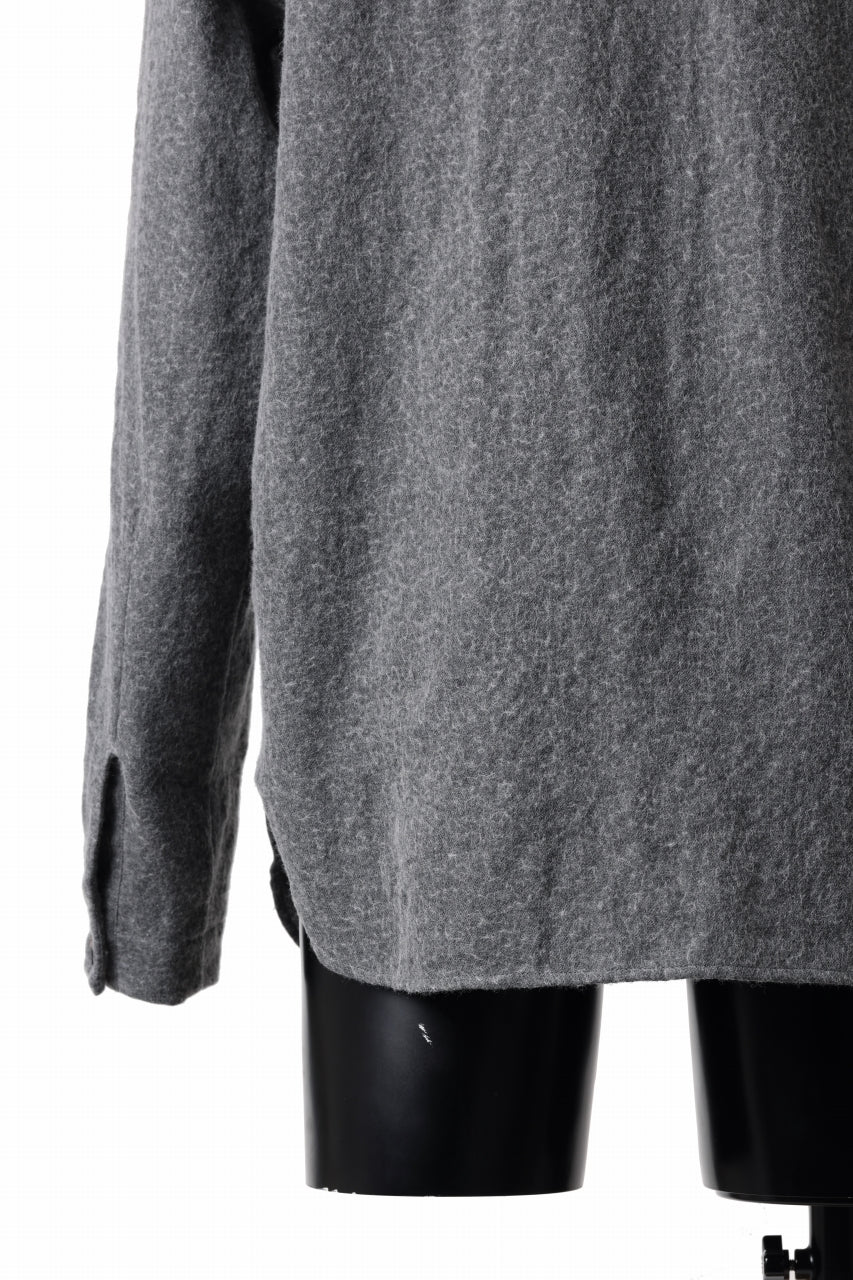 画像をギャラリービューアに読み込む, forme d'expression Delave Outer Shirt (Smoke)