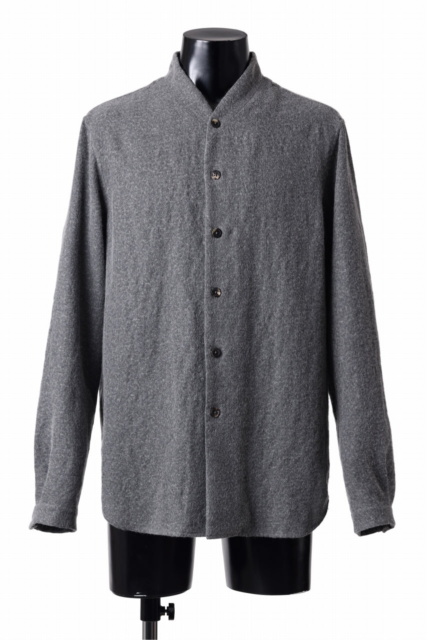 画像をギャラリービューアに読み込む, forme d'expression Delave Outer Shirt (Smoke)