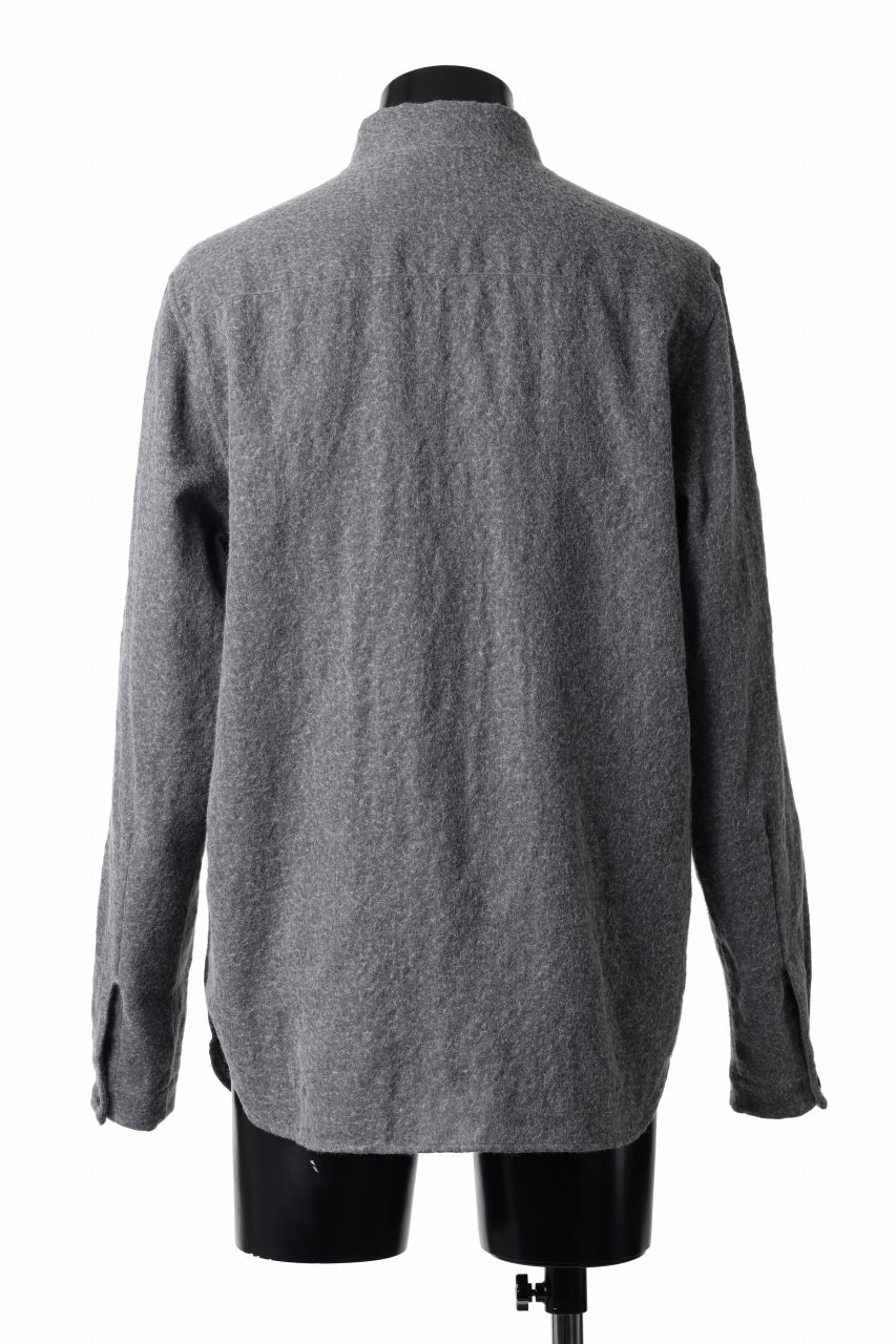 画像をギャラリービューアに読み込む, forme d'expression Delave Outer Shirt (Smoke)