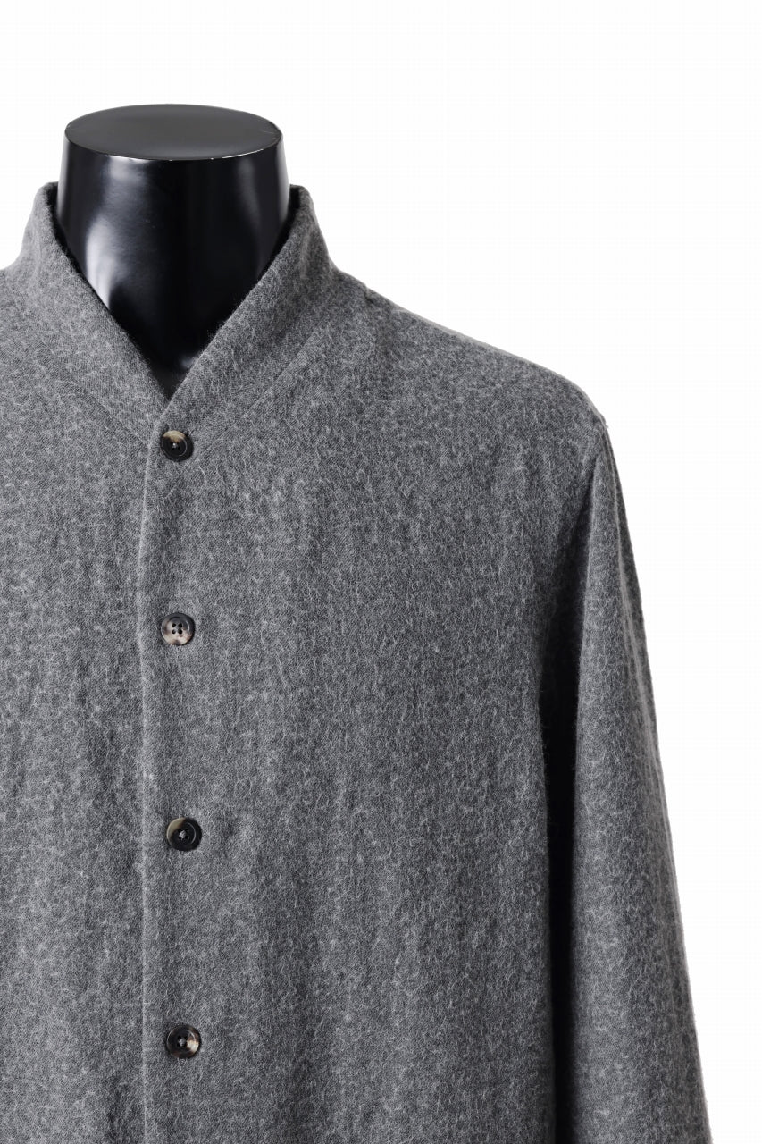 画像をギャラリービューアに読み込む, forme d'expression Delave Outer Shirt (Smoke)