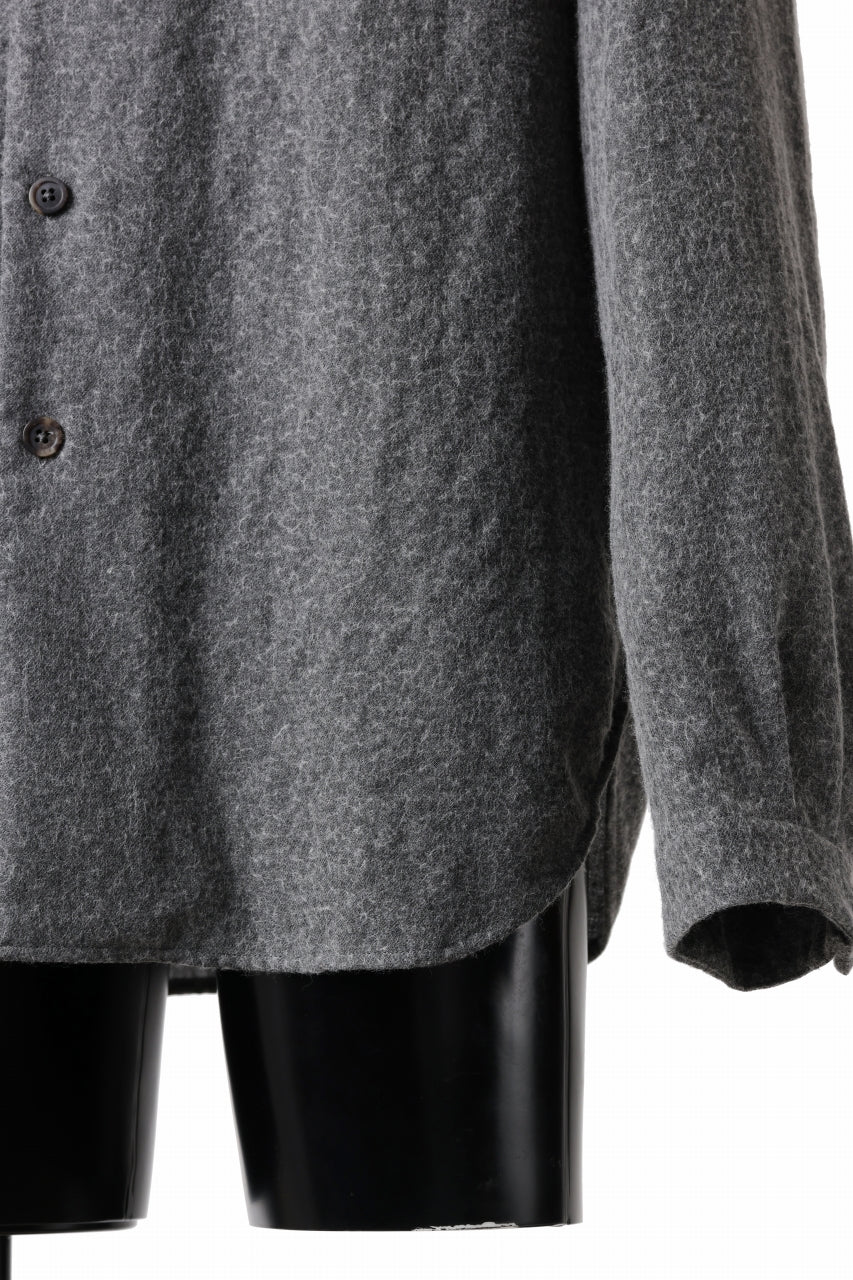 画像をギャラリービューアに読み込む, forme d'expression Delave Outer Shirt (Smoke)