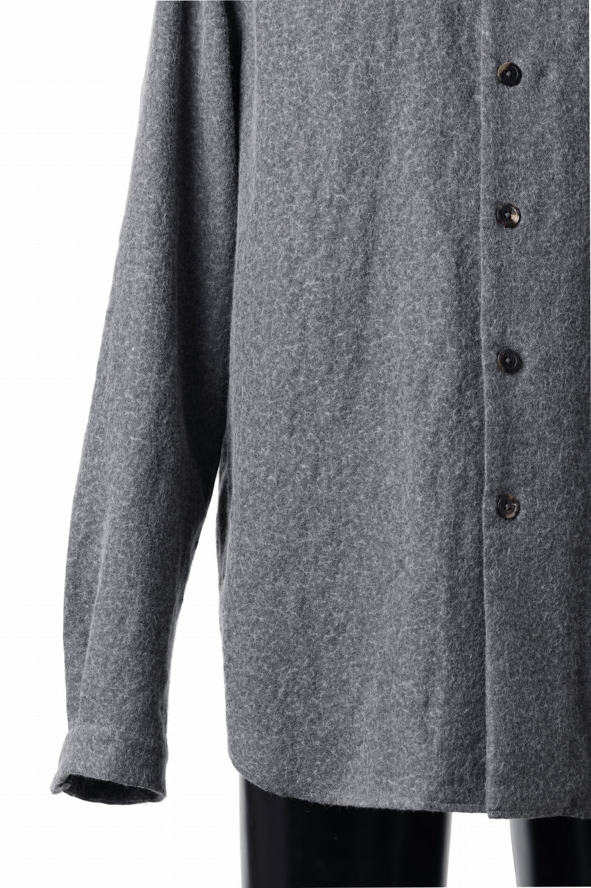 画像をギャラリービューアに読み込む, forme d'expression Delave Outer Shirt (Smoke)