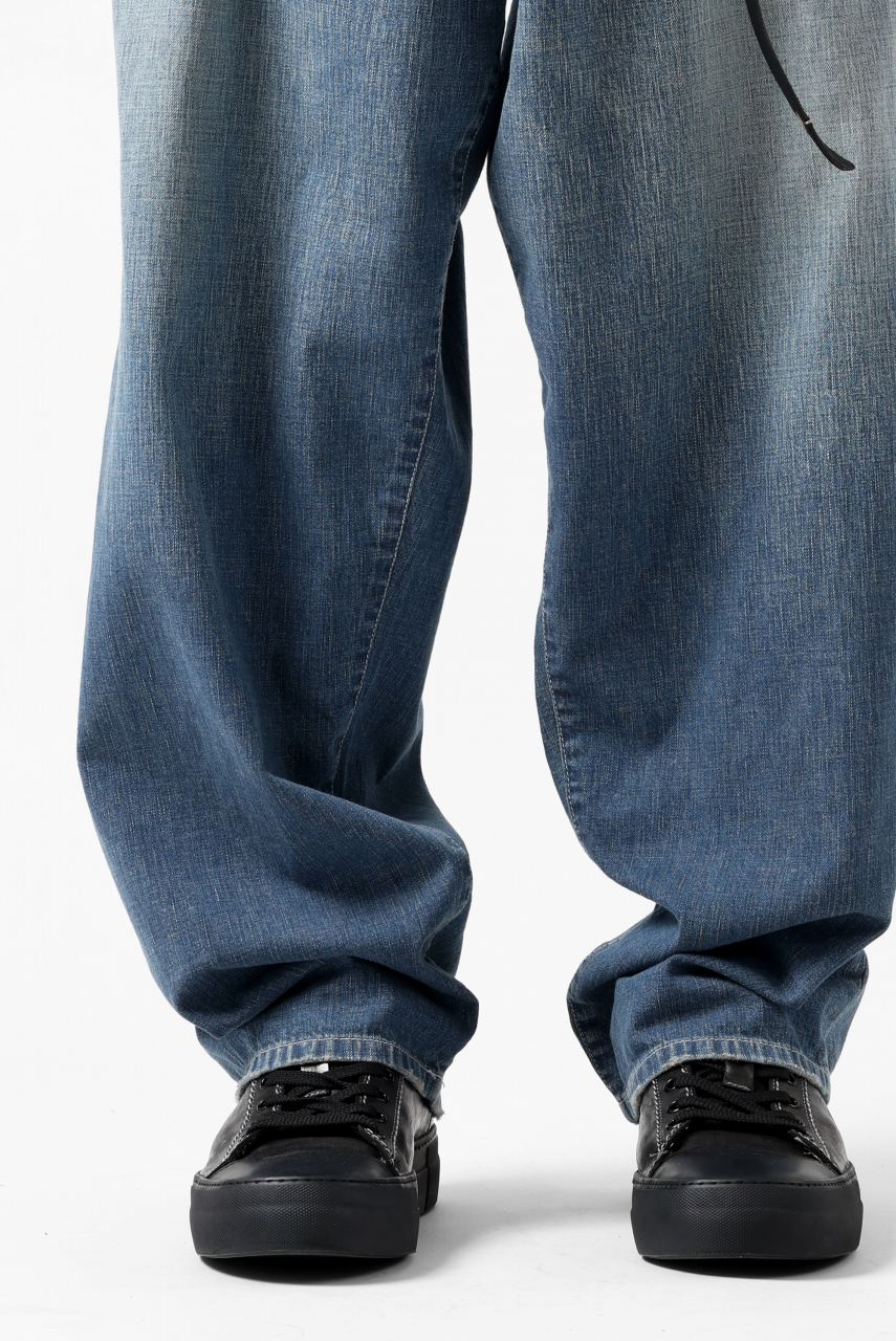 画像をギャラリービューアに読み込む, N/07 WIDE-TAPARED JEANS / 7.3oz CHAMBRAY DENIM (INDIGO USED)