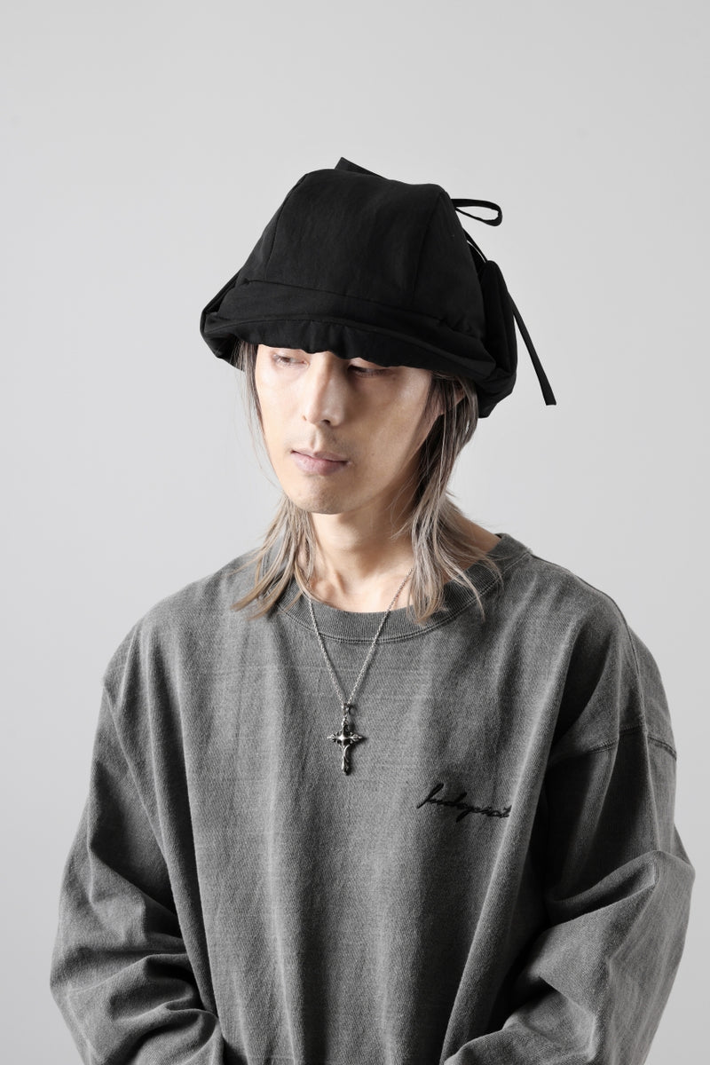 D-VEC EAR FLAP CAP / DURABLE WATER REPELLENT u0026 PRIMALOFT® (NIGHT SEA BLACK)の商品ページ  | オールモストブラックの公式通販 - LOOM OSAKA