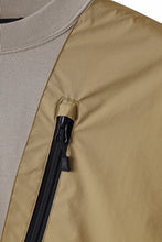 画像をギャラリービューアに読み込む, D-VEC x ALMOSTBLACK OVERSIZED ZIP POCKET SHORT T-SHIRT / HIGH TWIST COTTON S.R.G. (BEIGE)