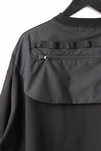 画像をギャラリービューアに読み込む, D-VEC x ALMOSTBLACK OVERSIZED ZIP POCKET SHORT T-SHIRT / HIGH TWIST COTTON S.R.G. (BLACK)