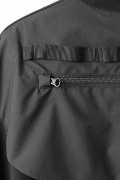 画像をギャラリービューアに読み込む, D-VEC x ALMOSTBLACK OVERSIZED ZIP POCKET SHORT T-SHIRT / HIGH TWIST COTTON S.R.G. (BLACK)