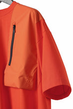 画像をギャラリービューアに読み込む, D-VEC x ALMOSTBLACK OVERSIZED ZIP POCKET SHORT T-SHIRT / HIGH TWIST COTTON S.R.G. (ORANGE)