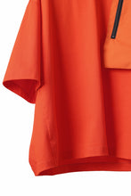 画像をギャラリービューアに読み込む, D-VEC x ALMOSTBLACK OVERSIZED ZIP POCKET SHORT T-SHIRT / HIGH TWIST COTTON S.R.G. (ORANGE)