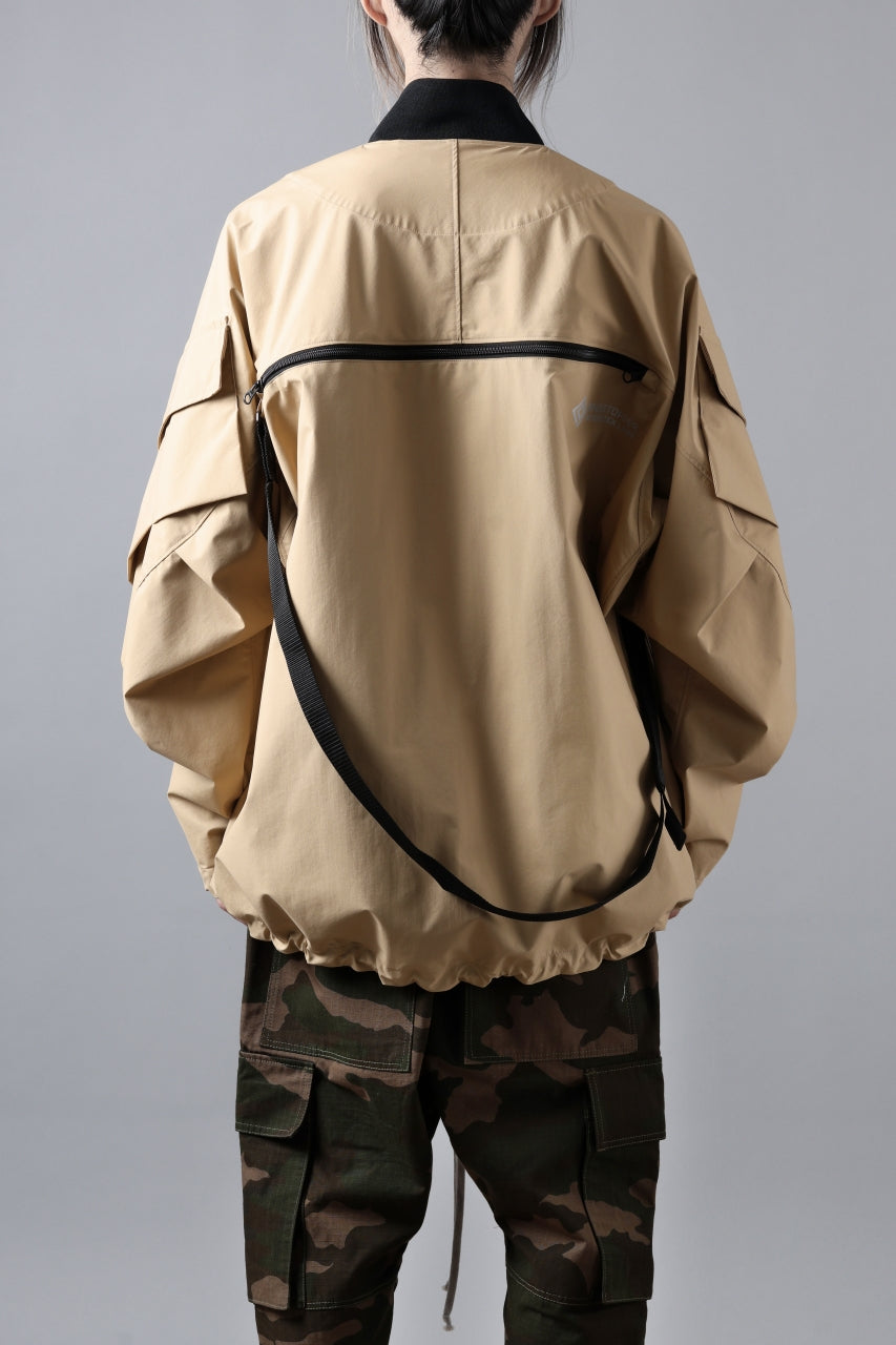 画像をギャラリービューアに読み込む, D-VEC x ALMOSTBLACK MA-1 BLOUSON / WINDSTOPPER BY GORE-TEX LABS 3L S.R.G. (BEIGE)