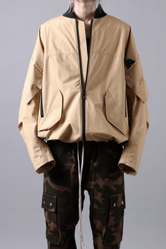 画像をギャラリービューアに読み込む, D-VEC x ALMOSTBLACK MA-1 BLOUSON / WINDSTOPPER BY GORE-TEX LABS 3L S.R.G. (BEIGE)