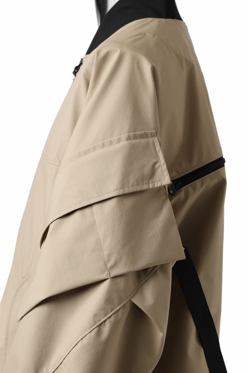 画像をギャラリービューアに読み込む, D-VEC x ALMOSTBLACK MA-1 BLOUSON / WINDSTOPPER BY GORE-TEX LABS 3L S.R.G. (BEIGE)