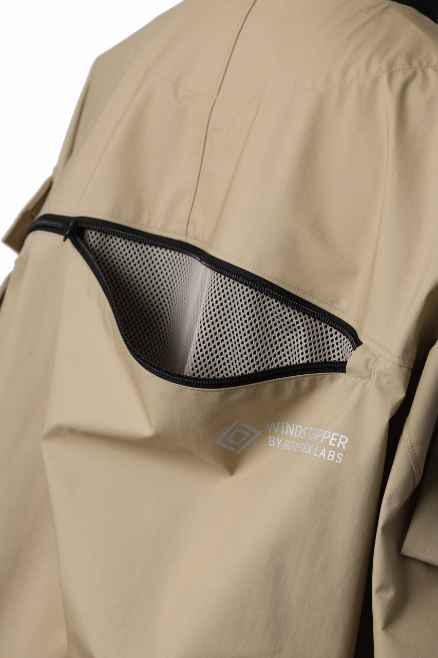 画像をギャラリービューアに読み込む, D-VEC x ALMOSTBLACK MA-1 BLOUSON / WINDSTOPPER BY GORE-TEX LABS 3L S.R.G. (BEIGE)
