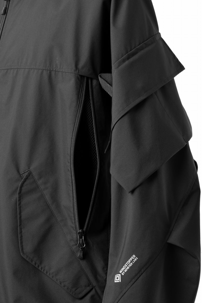 画像をギャラリービューアに読み込む, D-VEC x ALMOSTBLACK MA-1 BLOUSON / WINDSTOPPER BY GORE-TEX LABS 3L S.R.G. (BLACK)
