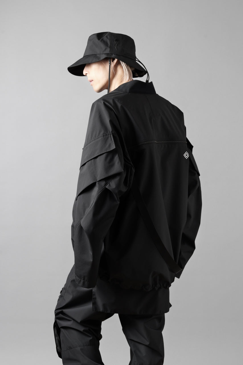 画像をギャラリービューアに読み込む, D-VEC x ALMOSTBLACK MA-1 BLOUSON / WINDSTOPPER BY GORE-TEX LABS 3L S.R.G. (BLACK)