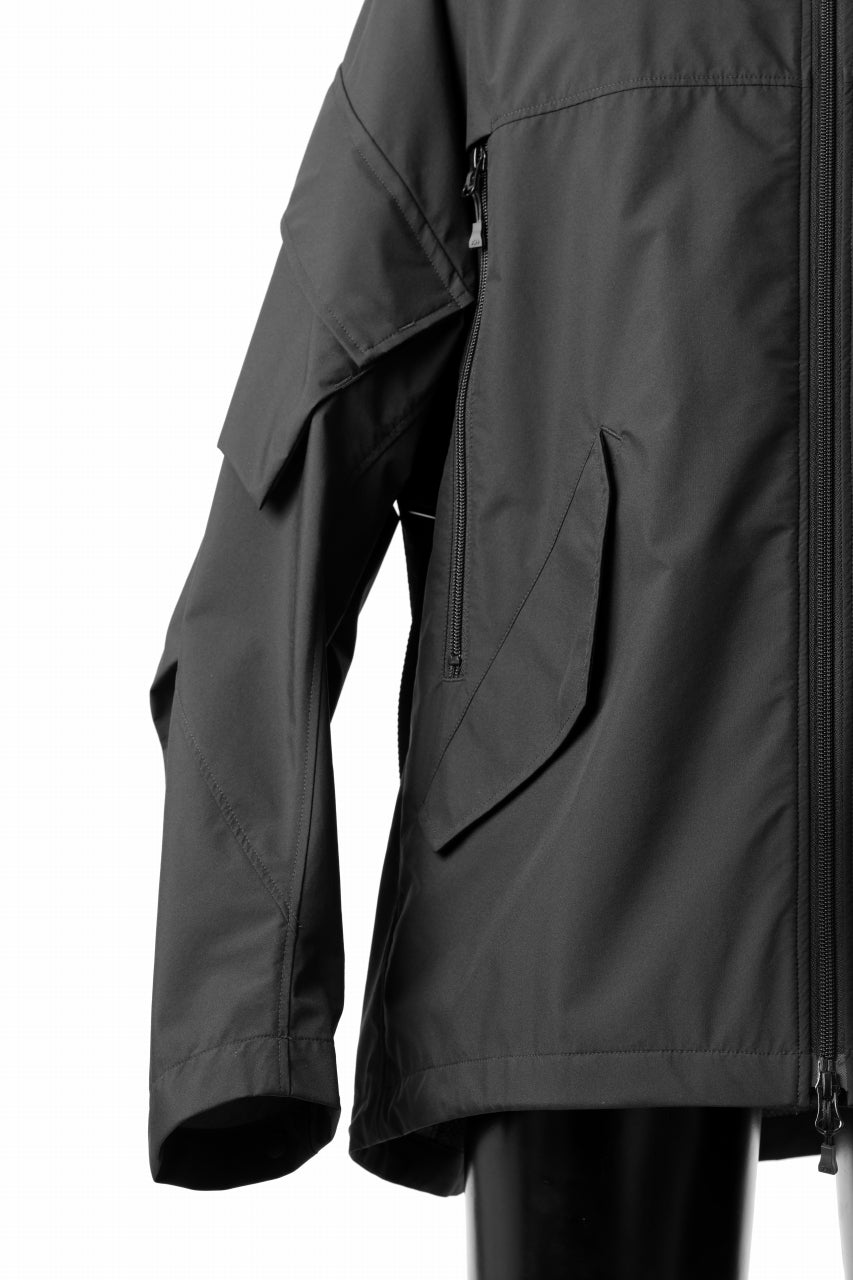 画像をギャラリービューアに読み込む, D-VEC x ALMOSTBLACK MA-1 BLOUSON / WINDSTOPPER BY GORE-TEX LABS 3L S.R.G. (BLACK)