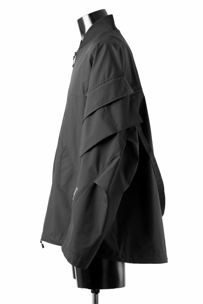 画像をギャラリービューアに読み込む, D-VEC x ALMOSTBLACK MA-1 BLOUSON / WINDSTOPPER BY GORE-TEX LABS 3L S.R.G. (BLACK)