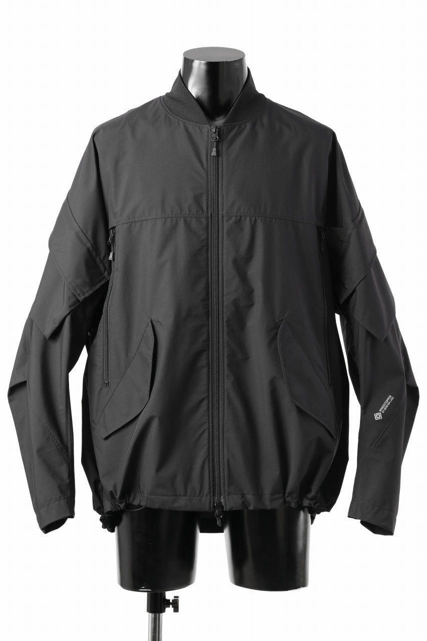 画像をギャラリービューアに読み込む, D-VEC x ALMOSTBLACK MA-1 BLOUSON / WINDSTOPPER BY GORE-TEX LABS 3L S.R.G. (BLACK)