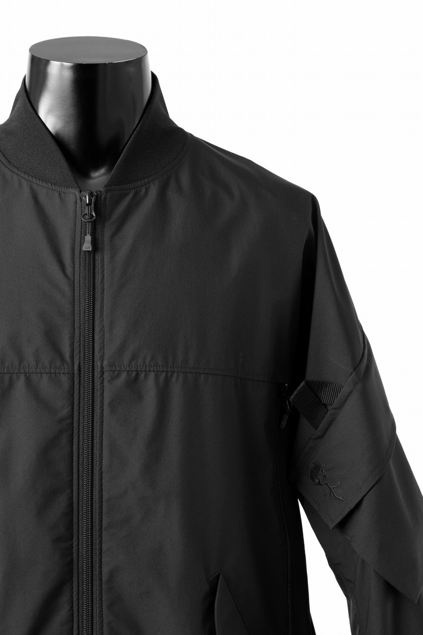 画像をギャラリービューアに読み込む, D-VEC x ALMOSTBLACK MA-1 BLOUSON / WINDSTOPPER BY GORE-TEX LABS 3L S.R.G. (BLACK)