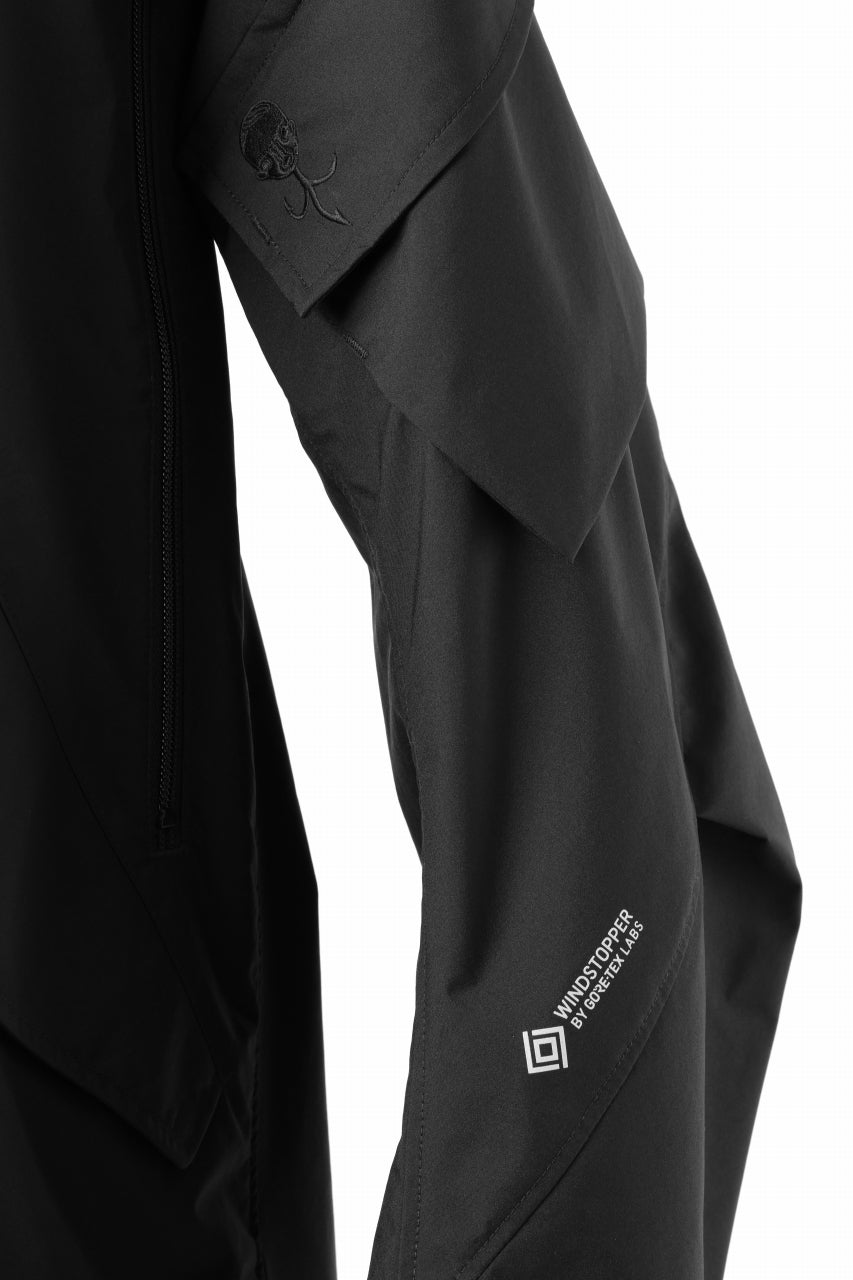 画像をギャラリービューアに読み込む, D-VEC x ALMOSTBLACK MA-1 BLOUSON / WINDSTOPPER BY GORE-TEX LABS 3L S.R.G. (BLACK)