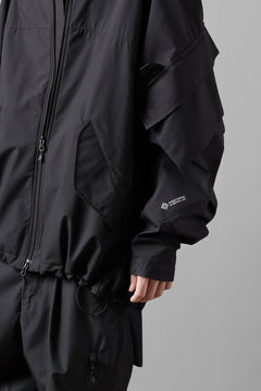 画像をギャラリービューアに読み込む, D-VEC x ALMOSTBLACK MA-1 BLOUSON / WINDSTOPPER BY GORE-TEX LABS 3L S.R.G. (BLACK)