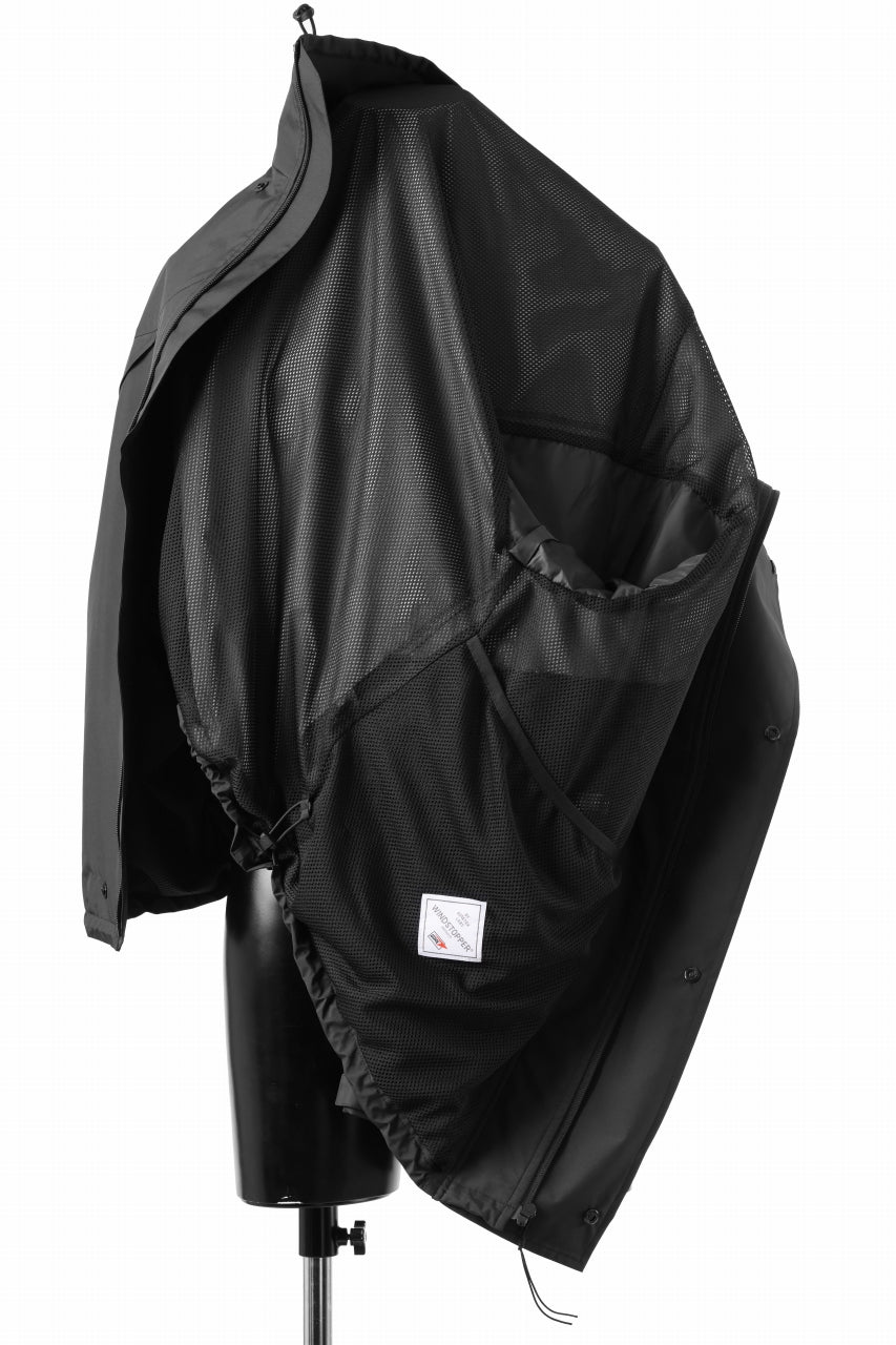 画像をギャラリービューアに読み込む, D-VEC WIND STOPPER® BLOUSON / 3L FABRIC BY GORE-TEX LABS (NIGHT SEA BLACK)
