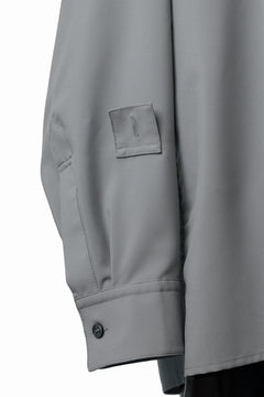 画像をギャラリービューアに読み込む, D-VEC CONVERTIBLE L/S SHIRT / STRETCH TAFFETA (GREY)