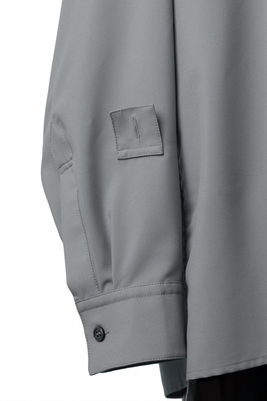 画像をギャラリービューアに読み込む, D-VEC CONVERTIBLE L/S SHIRT / STRETCH TAFFETA (GREY)