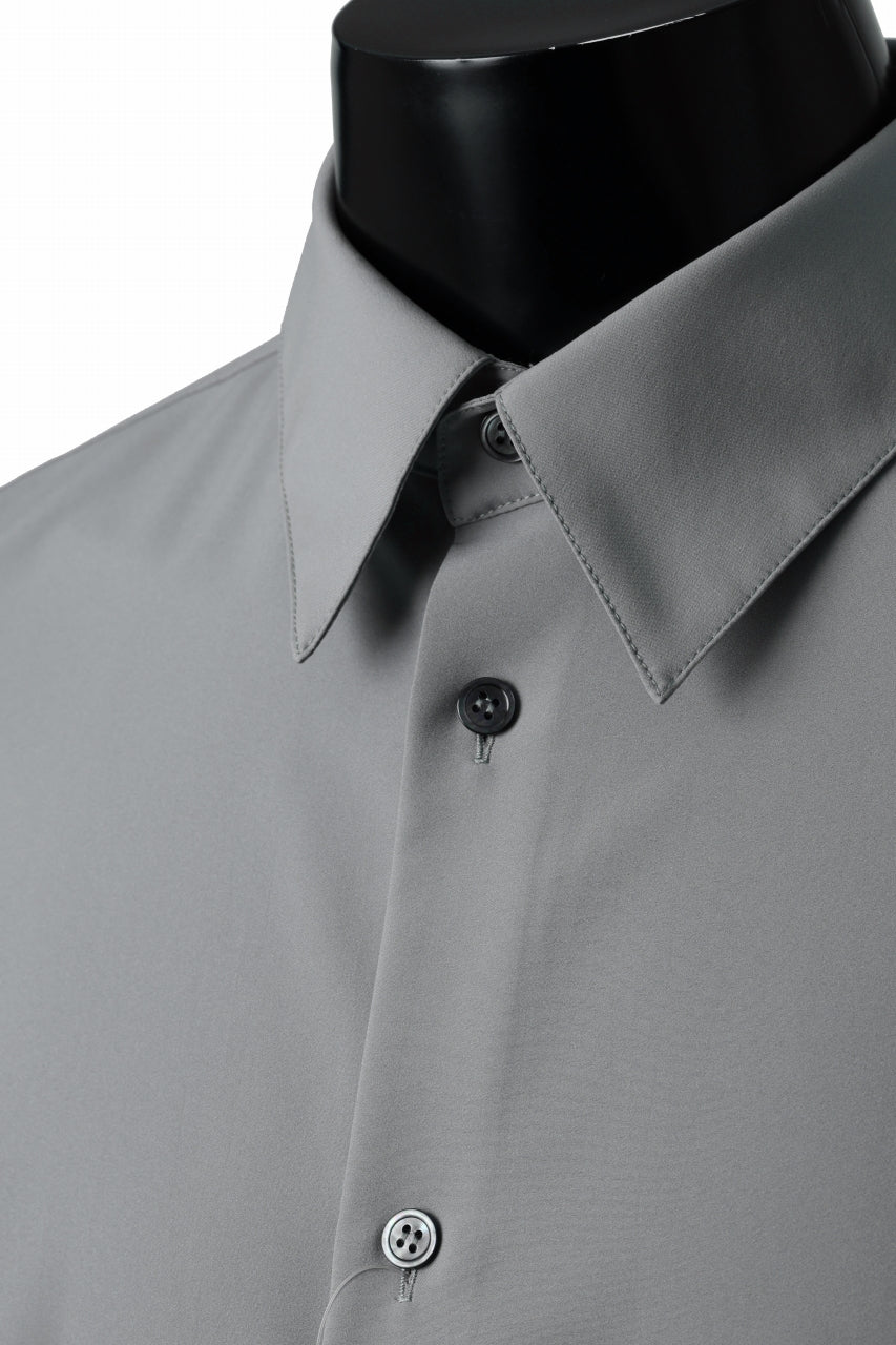 画像をギャラリービューアに読み込む, D-VEC CONVERTIBLE L/S SHIRT / STRETCH TAFFETA (GREY)