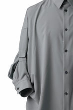 画像をギャラリービューアに読み込む, D-VEC CONVERTIBLE L/S SHIRT / STRETCH TAFFETA (GREY)