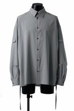 画像をギャラリービューアに読み込む, D-VEC CONVERTIBLE L/S SHIRT / STRETCH TAFFETA (GREY)