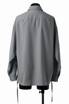 画像をギャラリービューアに読み込む, D-VEC CONVERTIBLE L/S SHIRT / STRETCH TAFFETA (GREY)