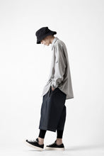 画像をギャラリービューアに読み込む, D-VEC CONVERTIBLE L/S SHIRT / STRETCH TAFFETA (GREY)