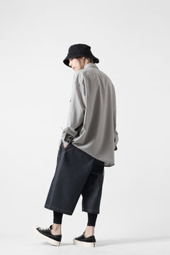画像をギャラリービューアに読み込む, D-VEC CONVERTIBLE L/S SHIRT / STRETCH TAFFETA (GREY)
