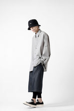 画像をギャラリービューアに読み込む, D-VEC CONVERTIBLE L/S SHIRT / STRETCH TAFFETA (GREY)