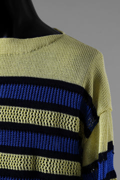画像をギャラリービューアに読み込む, D-VEC MULTI BORDER LONG KNIT (MULTI)