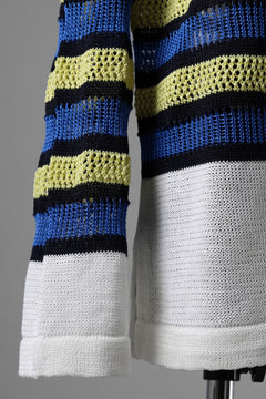 画像をギャラリービューアに読み込む, D-VEC MULTI BORDER LONG KNIT (MULTI)