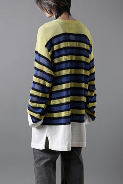 画像をギャラリービューアに読み込む, D-VEC MULTI BORDER LONG KNIT (MULTI)
