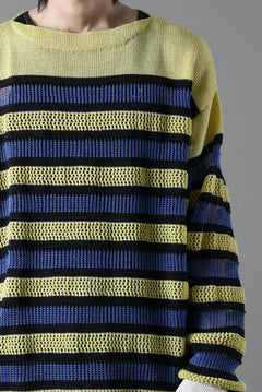 画像をギャラリービューアに読み込む, D-VEC MULTI BORDER LONG KNIT (MULTI)