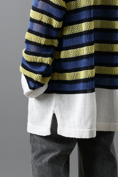 画像をギャラリービューアに読み込む, D-VEC MULTI BORDER LONG KNIT (MULTI)