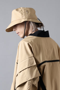 画像をギャラリービューアに読み込む, D-VEC x ALMOSTBLACK BUCKET HAT / WINDSTOPPER BY GORE-TEX LABS 3L S.D.G. (BEIGE)