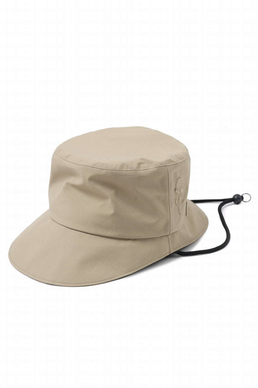 画像をギャラリービューアに読み込む, D-VEC x ALMOSTBLACK BUCKET HAT / WINDSTOPPER BY GORE-TEX LABS 3L S.D.G. (BEIGE)