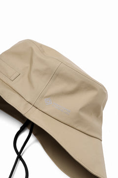 画像をギャラリービューアに読み込む, D-VEC x ALMOSTBLACK BUCKET HAT / WINDSTOPPER BY GORE-TEX LABS 3L S.D.G. (BEIGE)