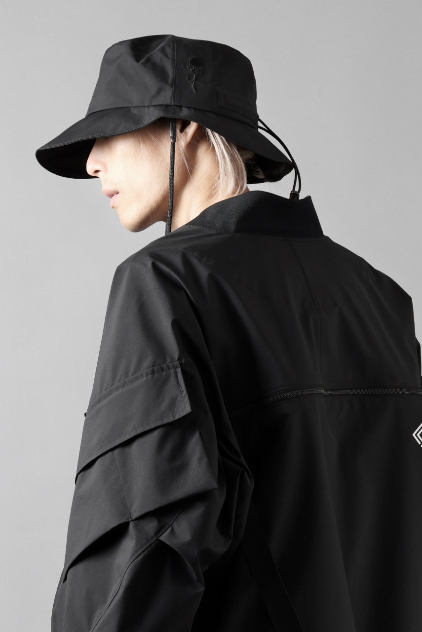 画像をギャラリービューアに読み込む, D-VEC x ALMOSTBLACK BUCKET HAT / WINDSTOPPER BY GORE-TEX LABS 3L S.D.G. (BLACK)