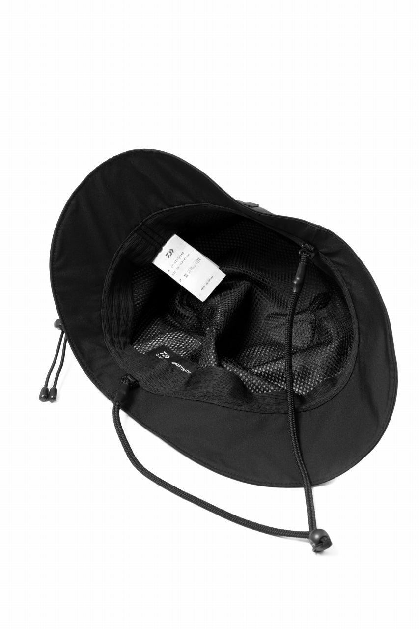 画像をギャラリービューアに読み込む, D-VEC x ALMOSTBLACK BUCKET HAT / WINDSTOPPER BY GORE-TEX LABS 3L S.D.G. (BLACK)